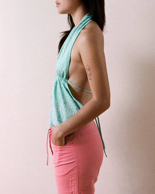 Stud Top Turquoise