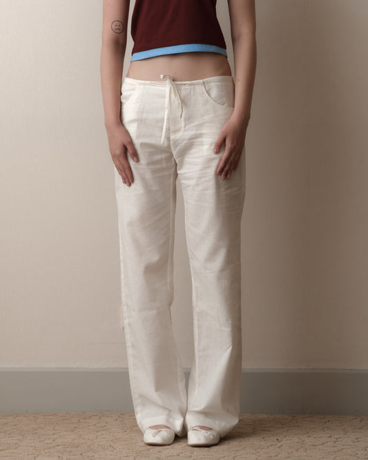 Linen Trouser White