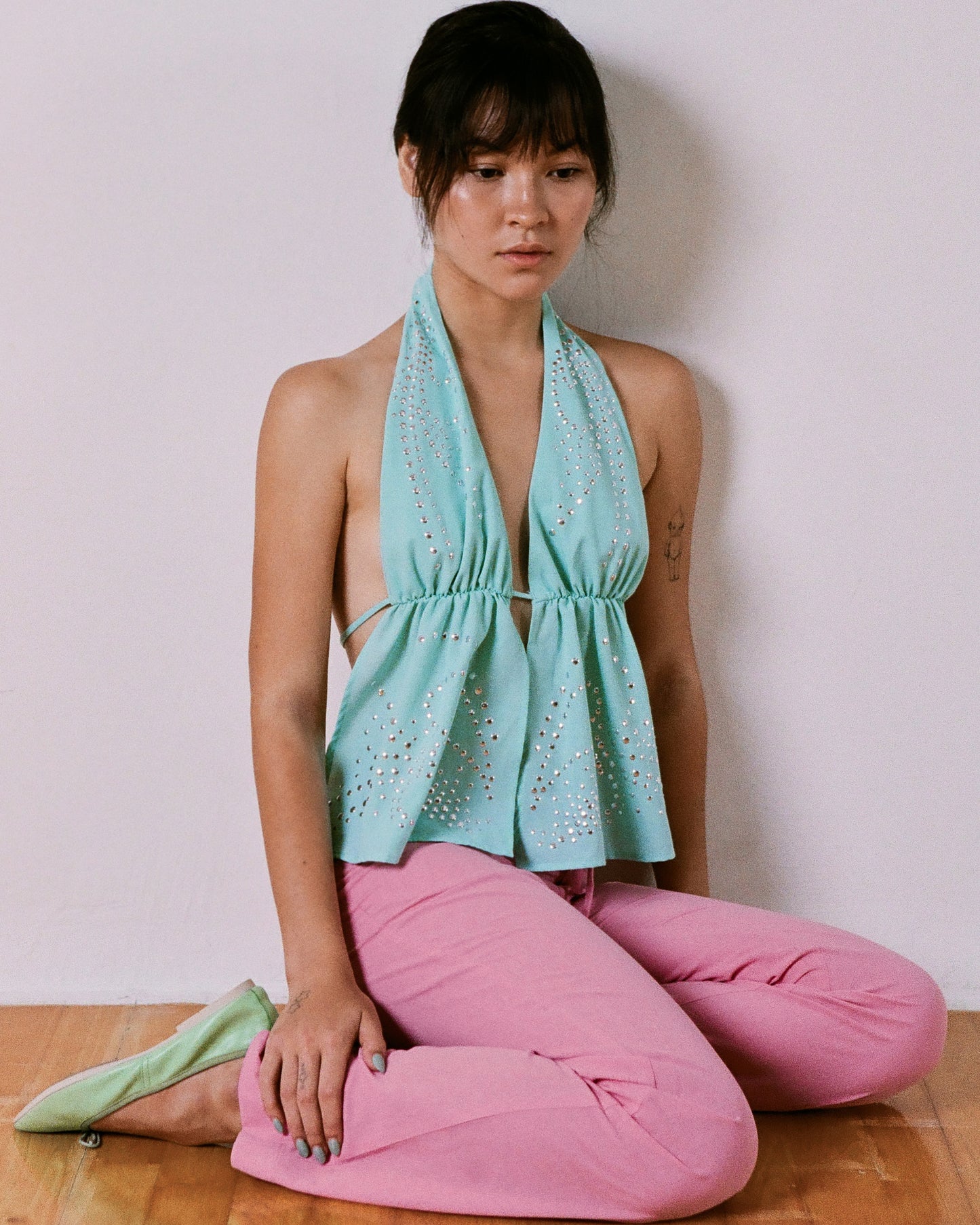 Stud Top Turquoise