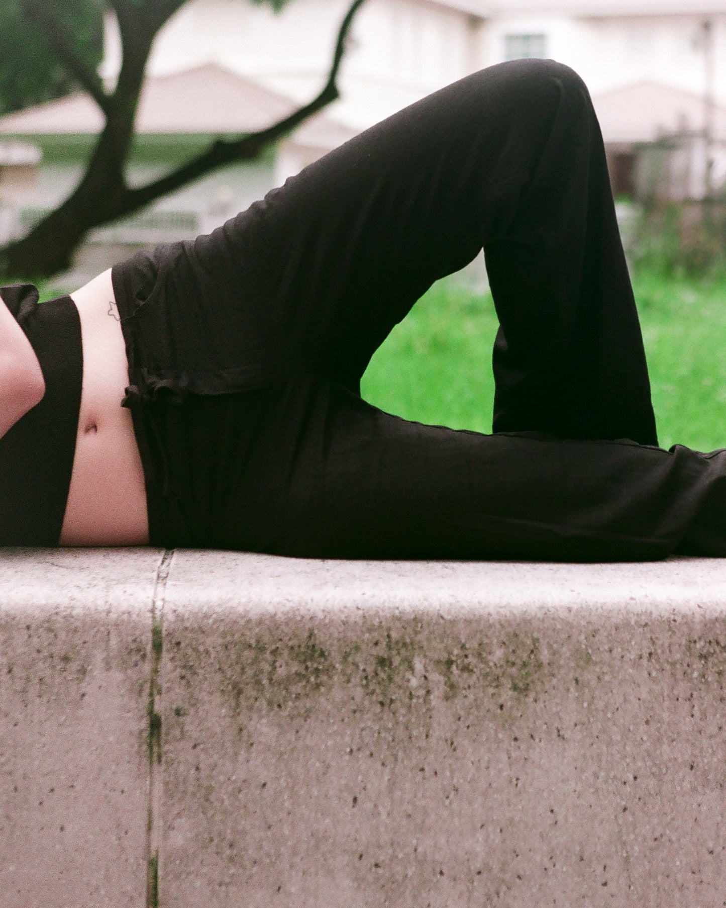 Linen Trousers Black