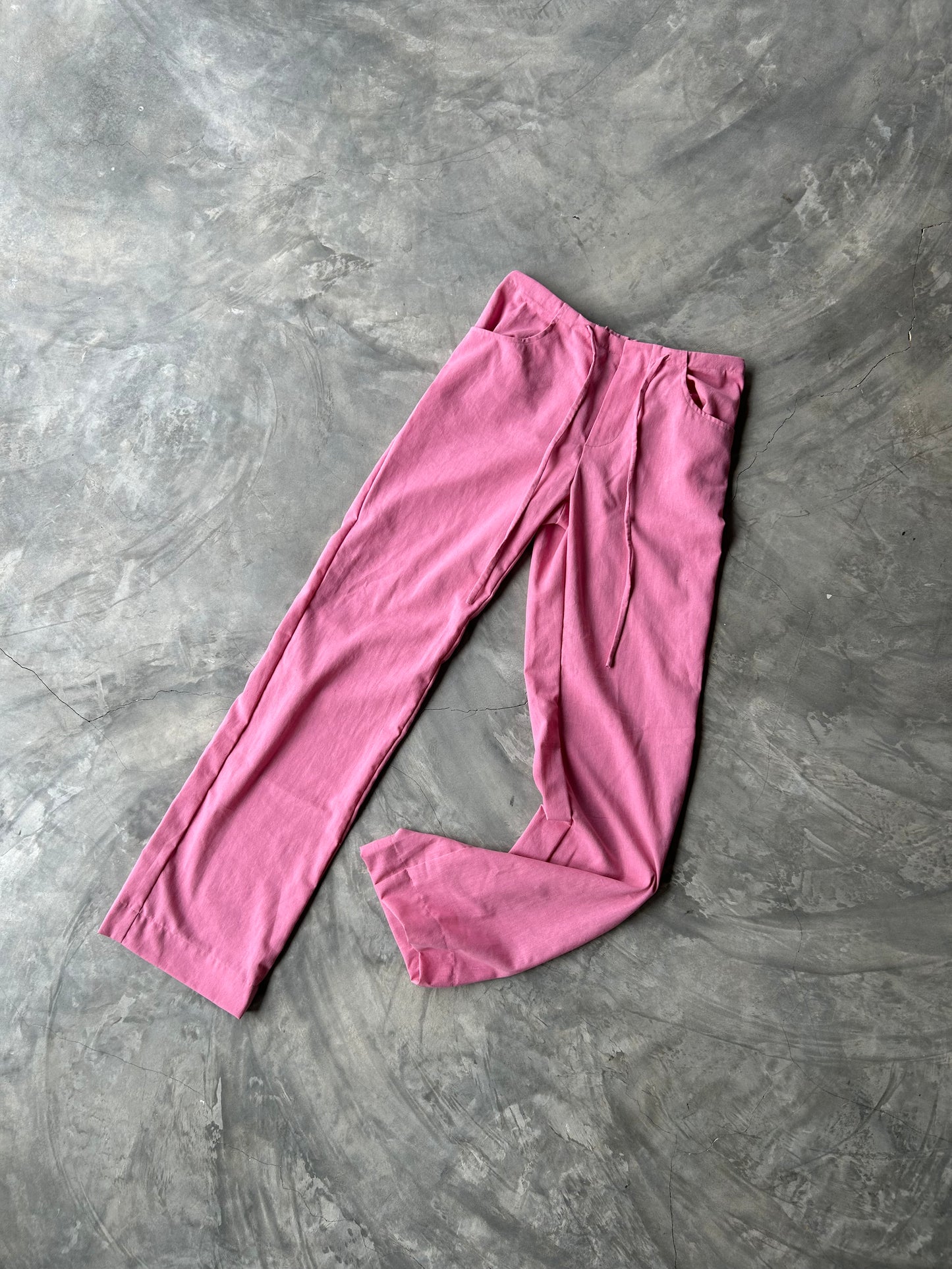 Linen Trousers Pink